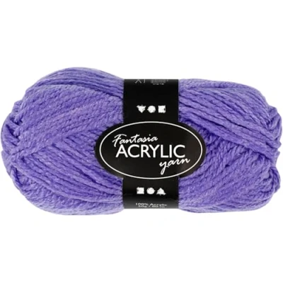 Afbeelding van Creotime Acrylgaren Paars 35 M. 50 Gram