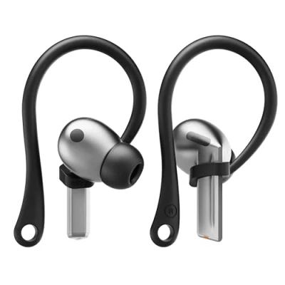 Afbeelding van elago Oorhaken ontworpen voor Samsung Galaxy Buds 3 &amp; Pro, antislip, ergonomisch design, comfortabele pasvorm (zwart)