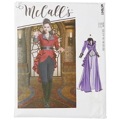 Afbeelding van Mccall&#039;s Patronen 7641 E5 voor dames, veelkleurig, 17 x 0,5 0,07 cm