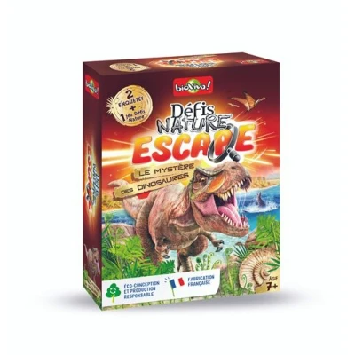 Image de Jeu pour découvrir la Nature Bioviva Defis Escape Le mystère des dinosaures