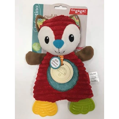 Afbeelding van Infantino Go Gaga Cuddly Teether Fox Bijtspeeltje BK 216201