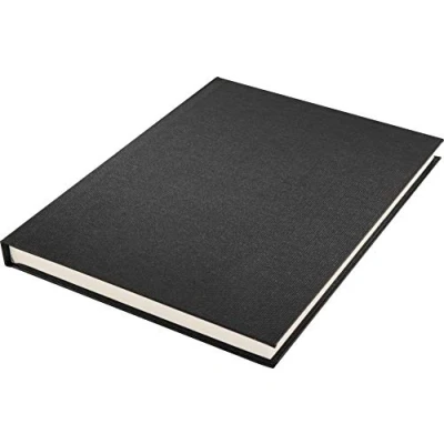 Afbeelding van Dummyboek, blanco, zwart linnen kaft