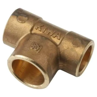 Afbeelding van Messing t stuk 12x15x12mm plieger