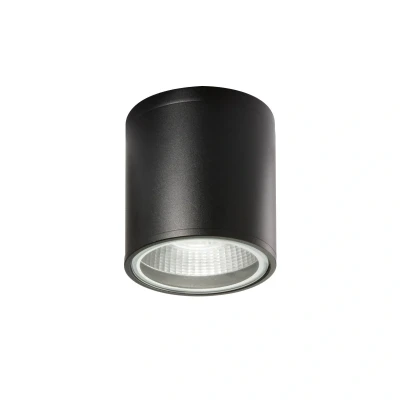 Afbeelding van Ideal Lux Gun badkamer plafondlamp zwart