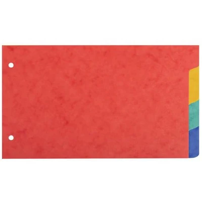 Image de Intercalaires pour fiches bristol carte lustrée 4 positions
