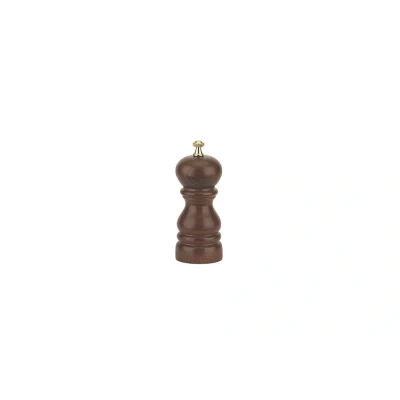 Afbeelding van Legnoart pepermolen/zoutmolen d65*h120mm ROMA Donker Legno24 essenhout
