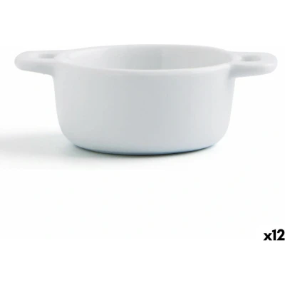 Afbeelding van Snackdienblad Quid Gastro Fun Wit Keramisch 10 x 7 4 cm (12 Stuks)