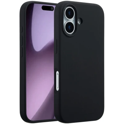 Afbeelding van Accezz Liquid Silicone Backcover met MagSafe voor de Apple iPhone 17 Zwart