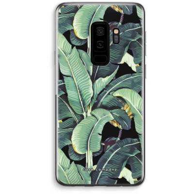 Afbeelding van Case Company® hoesje geschikt voor Samsung Galaxy S9 Plus Bananenbladeren Soft Cover Telefoonhoesje Bescherming aan alle Kanten en Schermrand