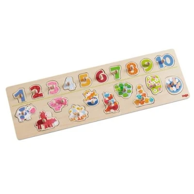 Image de Haba puzzle en bois Beastly Counting fun 21 pièces