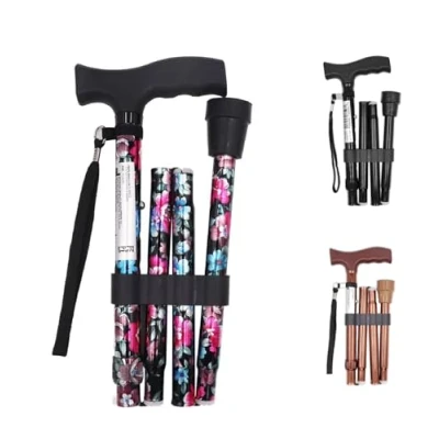 Afbeelding van Cabriolet, inklapbaar, voor dames, bloemen, cabriolet haar, elegant, aluminium, opvouwbaar, senioren, met bloemen