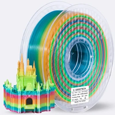 Afbeelding van Geeetech PLA Gradient Colour filament, 1,75 mm 3D printer, spoel, 1 kg