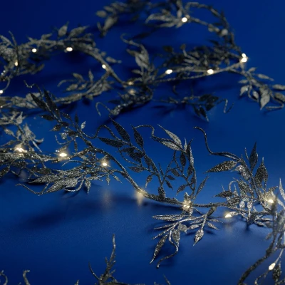 Afbeelding van Micro LED guirlande zilver 150 cm lang met 30 LED&#039;s