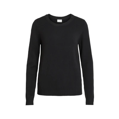 Afbeelding van Vila pull voor dames zwart maat xl