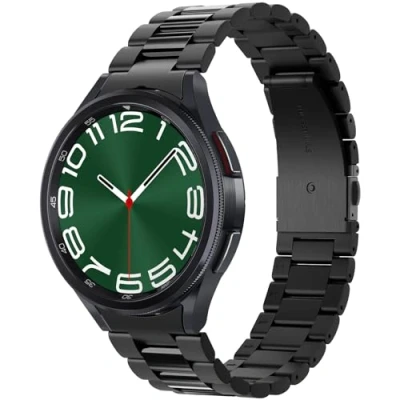 Afbeelding van Spigen Moderne armband compatibel met Samsung Galaxy Watch 6 Classic 47 mm 2023, zwart