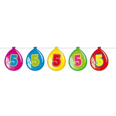 Image de Ligne de drapeau Pendulum Balloon Forme 5 ans 10 mètres
