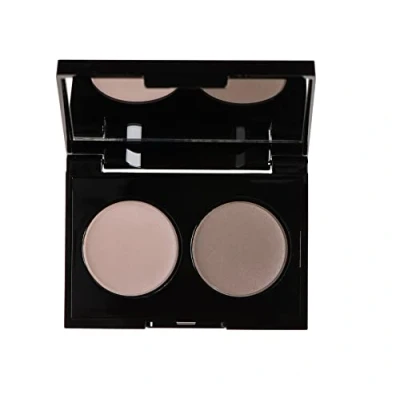 Afbeelding van Korres Volcanic Minerals Velvet DUAL Eyeshadows Oogschaduw, Dames, Maat: 3 g, Grey taupe 38