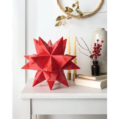 Afbeelding van Folia, Doe het zelf papier, Mappen Bascetta Star midi rood (115 g/m², 32 x)