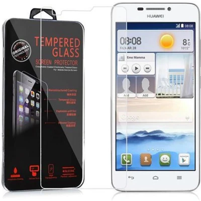 Afbeelding van Cadorabo Screenprotector geschikt voor Huawei ASCEND G630 Pantser film Beschermende in KRISTALHELDER Geharde (Tempered) display beschermglas 9H hardheid met 3D Touch