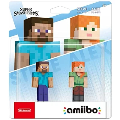Afbeelding van Amiibo Steve &amp; Alex 2 in 1 Super Smash Bros Collection Nintendo Switch