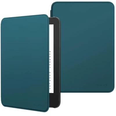 Afbeelding van MoKo Case Fits 6 inch All New Kindle (11e generatie 2024/2022 release), lichtgewicht shell cover met auto wake/slaap voor 11e e reader, turquoise