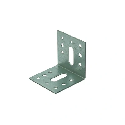 Afbeelding van Hoek / Hoekanker Versterkingshoek 60X60mm 57X2 115x2 Sendzimir Verzinkt per stuk