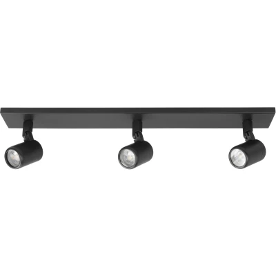 Afbeelding van Highlight Spot Rain Zwart IP44 3Lichts Long