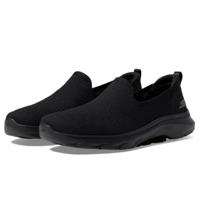 Afbeelding van Skechers Performance GO WALK 7 SLIP ON Sportieve wandelschoenen, Dames, Maat: 43, Black Textiel