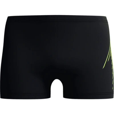 Afbeelding van Speedo Hyperboom Placement Aquashort Zwart/Geel Heren Sportzwembroek Maat 6