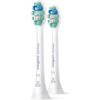 Afbeelding van Philips Sonicare opzetborstel c2 optimal plaque defense 2st. HX902210