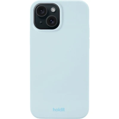 Afbeelding van Holdit Siliconen Back Cover Blauw Apple iPhone 15