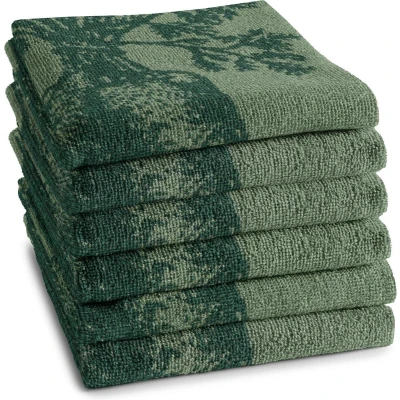 Afbeelding van DDDDD keukendoek Greens Groen 6 stuks