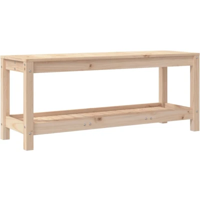 Afbeelding van vidaXL Tuinbank 108x35x45 cm massief grenenhout