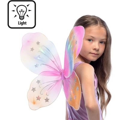 Afbeelding van Boland Verkleedset Vlindervleugels met ledlichtjes