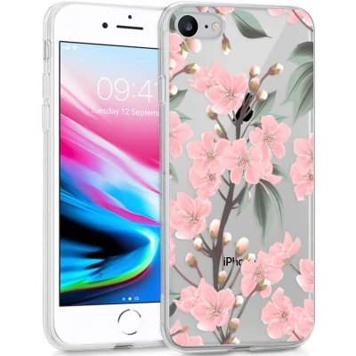 Afbeelding van imoshion hoesje Geschikt voor iPhone SE (2022) / (2020) 8 7 Design Cherry Blossom