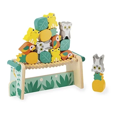 Image de Jouet en bois Janod Tropik Jeu d&#039;équilibre tropical