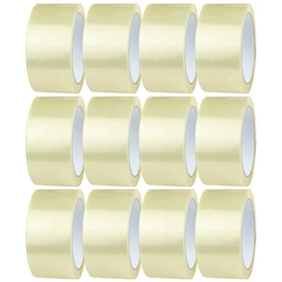 Afbeelding van Crimson Startfish Transparante Tape 12 Rollen van 48 mm x 66 m Pakket Verpakkingstape voor het Verpakken Verpakkingen, Dozen, Kartonnen Zelfklevende