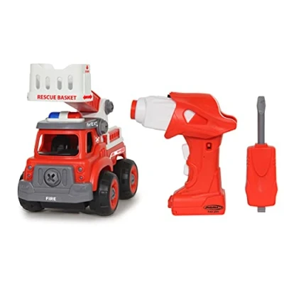 Afbeelding van Brandweer Auto 33 delig met Accuschroevendraaier 4042774463670