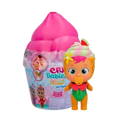 Afbeelding van Cry Babies Magic Tears Icy World Frozen Frutti, mini verrassingspop om te verzamelen, met geur die huilt en sneeuw maakt, speelgoed cadeau voor kinderen vanaf 3 jaar