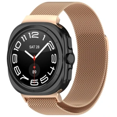 Afbeelding van Milanese band Champagne goud Samsung Galaxy Watch Ultra 47mm