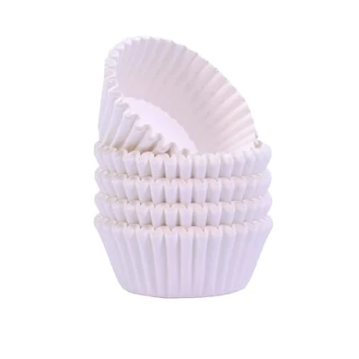 Afbeelding van PME BC713 Cupcake vormpjes van papier, wit, 100 stuks