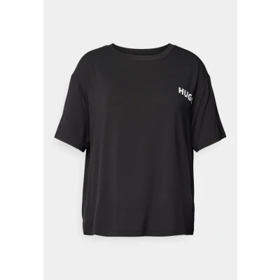 Afbeelding van HUGO BOSS dames Unite pyjamatop met logo in de kleur Zwart, maat: XS