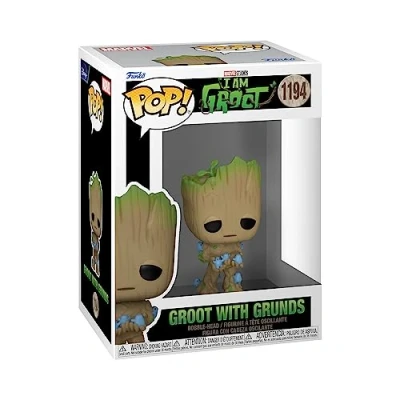 Image de Figurine Funko Pop Marvel I Am Groot with Grunds