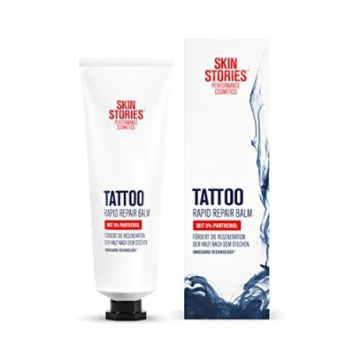 Afbeelding van SKIN STORIES Rapid Repair Balm (1 x 50 ml) Panthenol After Tattooverzorging ter bevordering van de regeneratie vanaf 4 dag na tatoeage