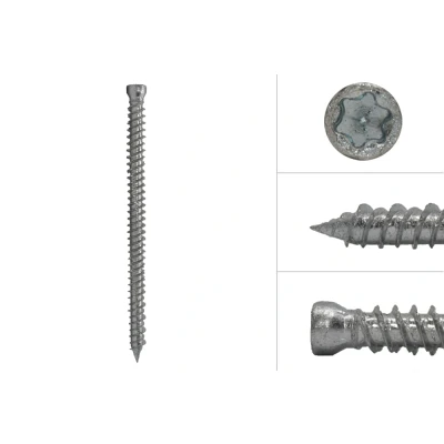 Afbeelding van Kozijnschroef Cilinderkop Verzinkt 7.5x112mm afname per 100 stuks