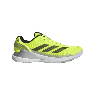 Afbeelding van adidas Performance Crazyquick LS Padelschoenen Lucid lemon core black silver metallic, Heren, Maat: 48, metallic