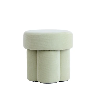 Afbeelding van Light &amp; Living Poef CURTEA Ø42x43cm Groen