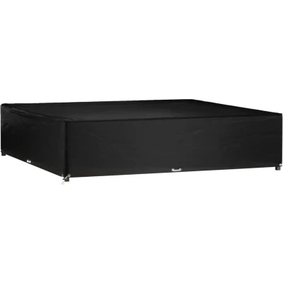 Afbeelding van Tuinmeubelhoezen met 16 oogjes 2 st vierkant 240x240x55 cm