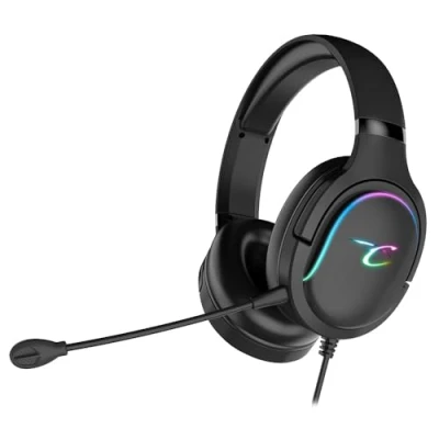 Image de Casque gaming filaire Subsonic Spectra pour PS5 PS4 PC Nintendo Switch Xbox One Series X et S Noir