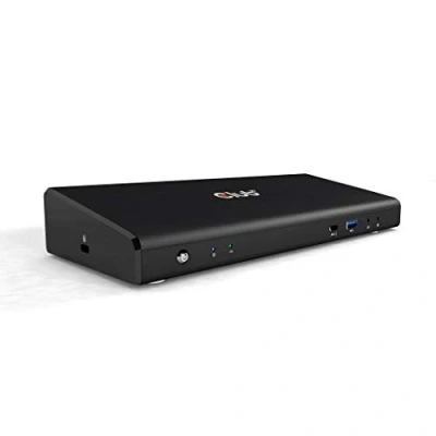 Afbeelding van club3D USB C™ 3.2 Gen1 Universal Triple 4K Charging Dock C laptopdockingstation Geschikt voor merk: Universeel Incl. laadfunctie